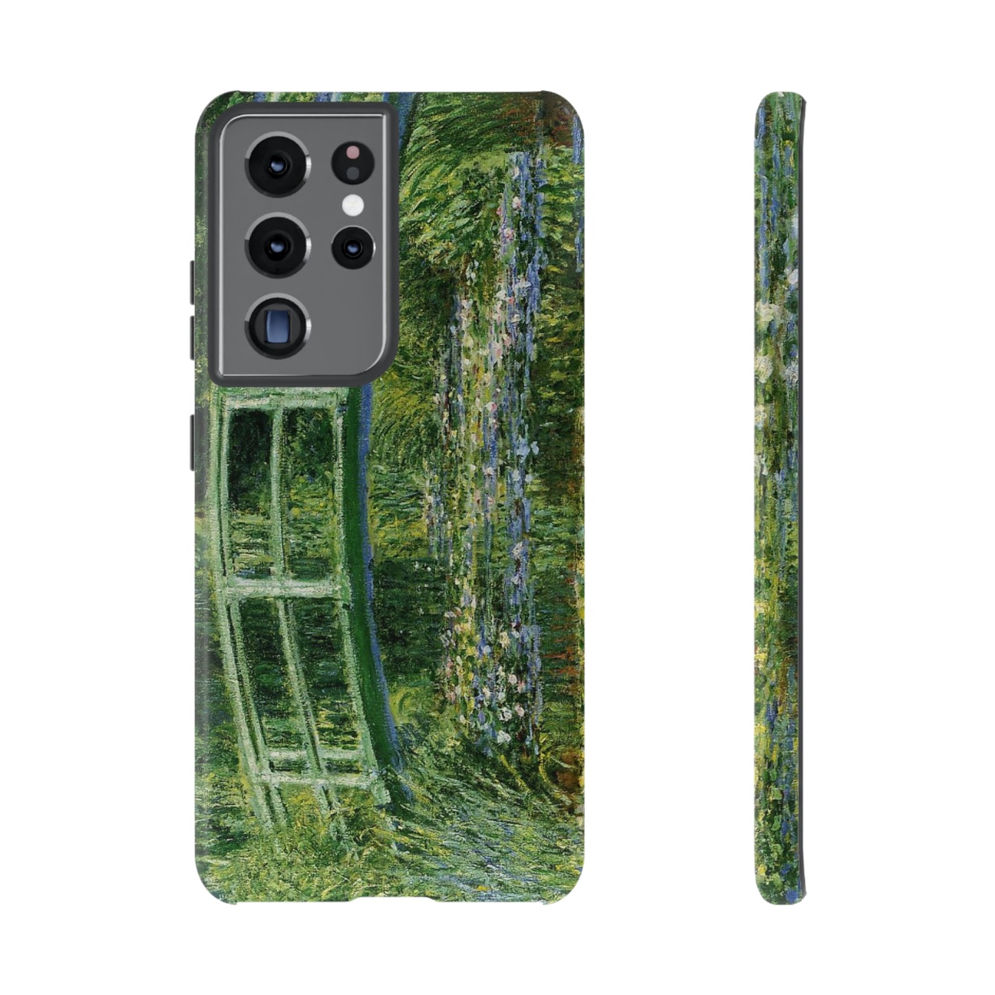Water Lilies and a Japanese Bridge by Claude Monet - Cell Phone Case