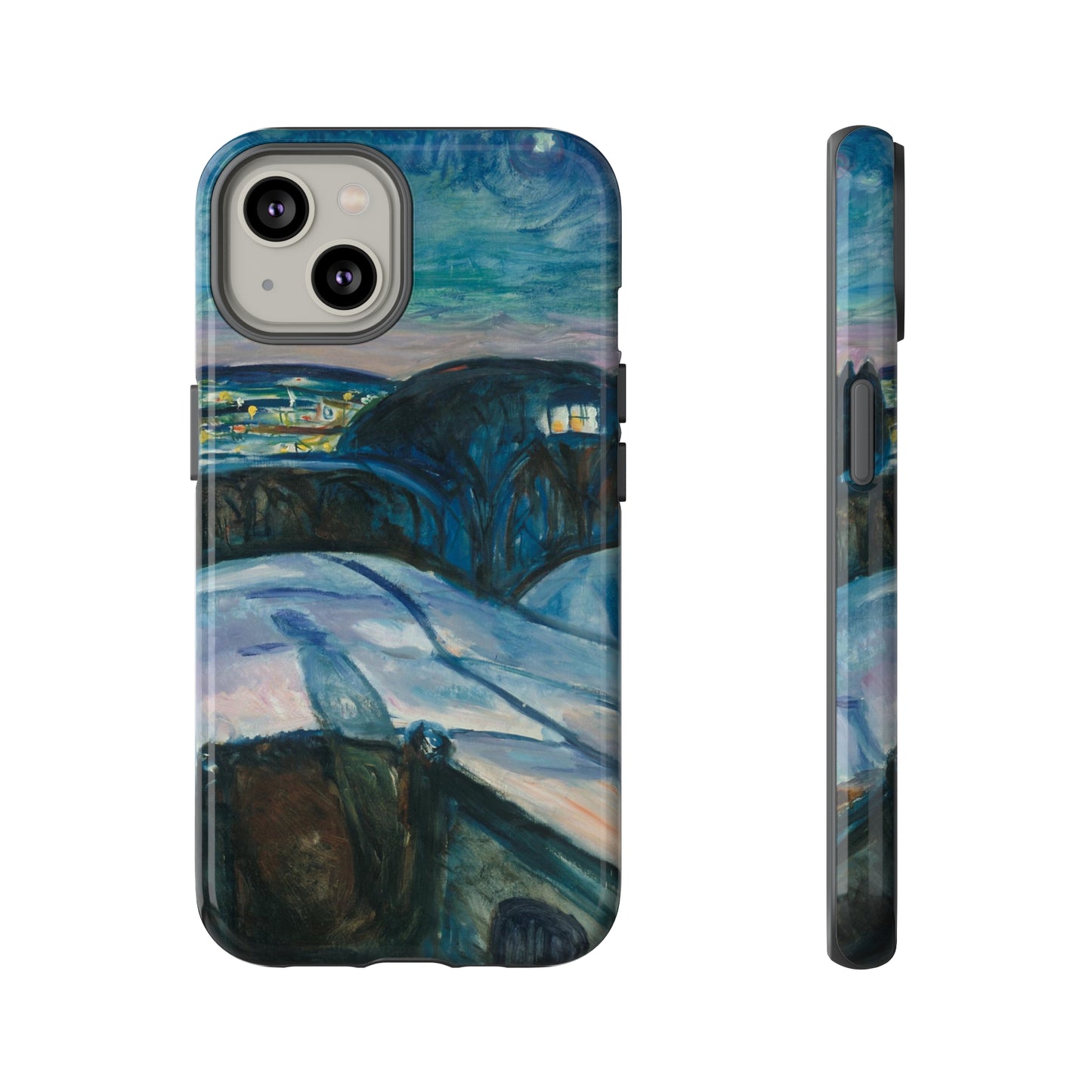 Starry Night by Edvard Munch - Cell Phone Case