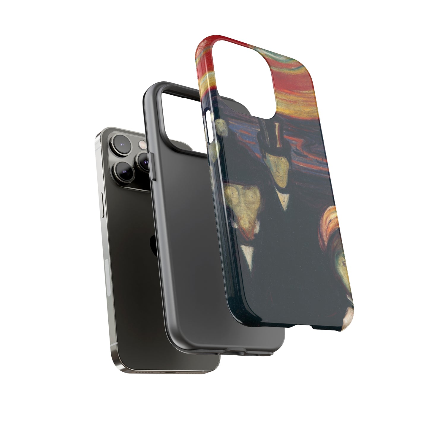 Anxiety by Edvard Munch - Cell Phone Case