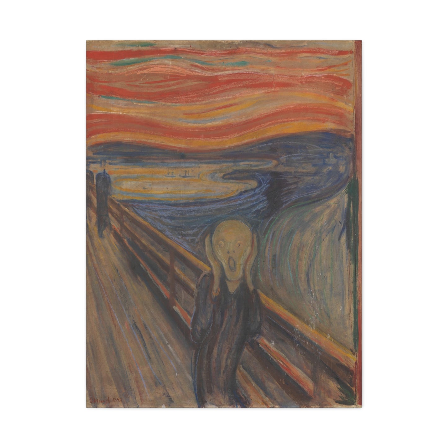 The Scream by Edvard Munch - Canvas Print