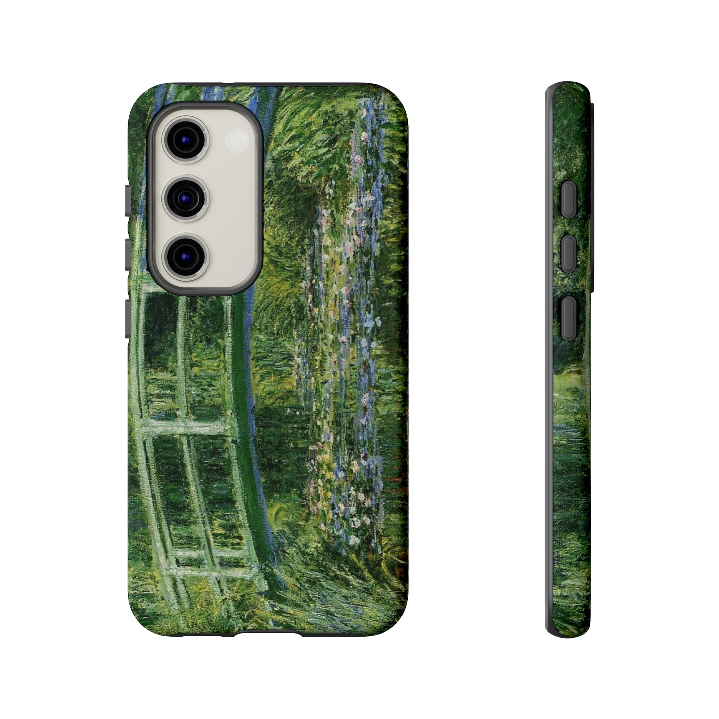 Water Lilies and a Japanese Bridge by Claude Monet - Cell Phone Case