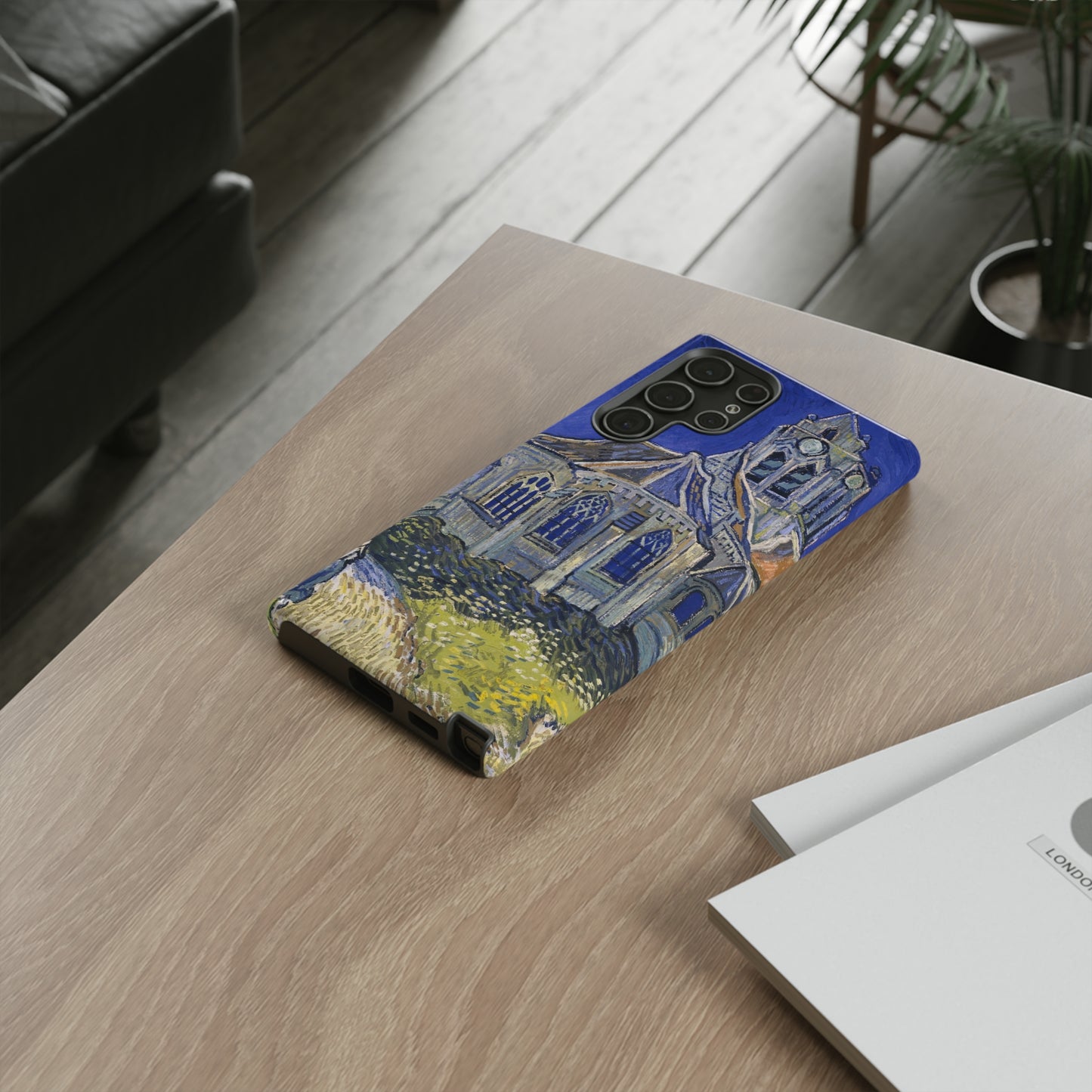 The Church in Auvers sur Oise by Vincent Van Gogh - Cell Phone Case