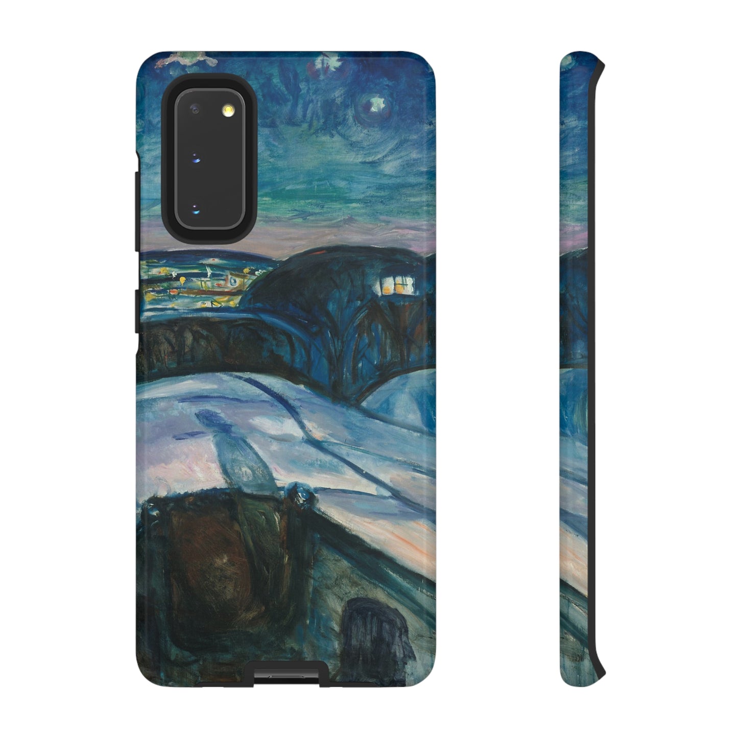 Starry Night by Edvard Munch - Cell Phone Case