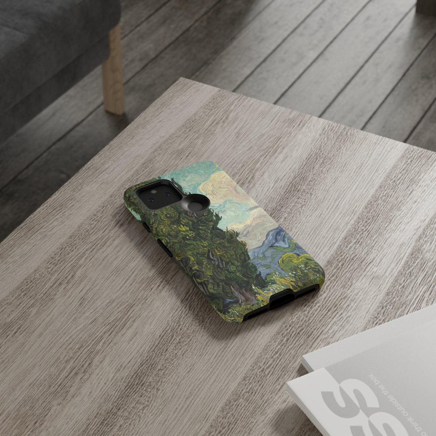 Cypresses by Vincent Van Gogh - Cell Phone Case