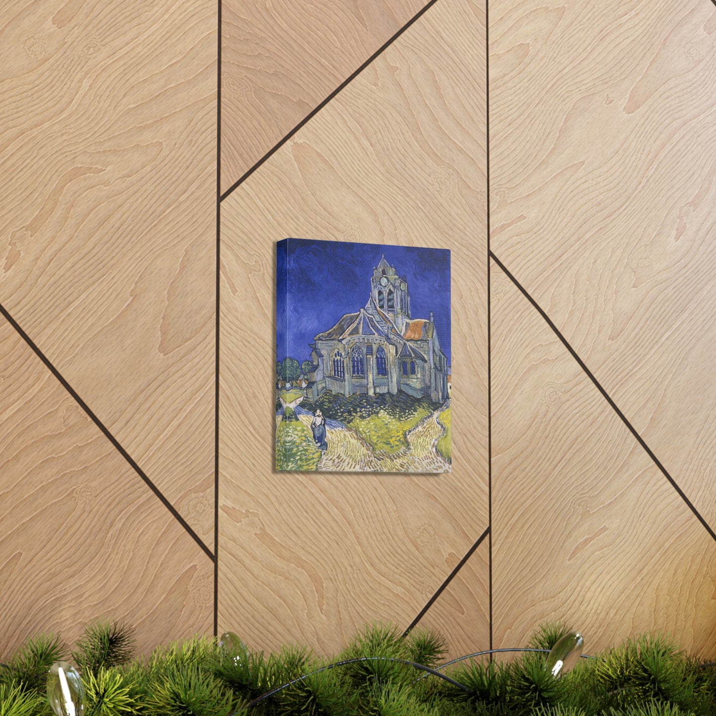 The Church in Auvers sur Oise by Vincent Van Gogh - Canvas Print