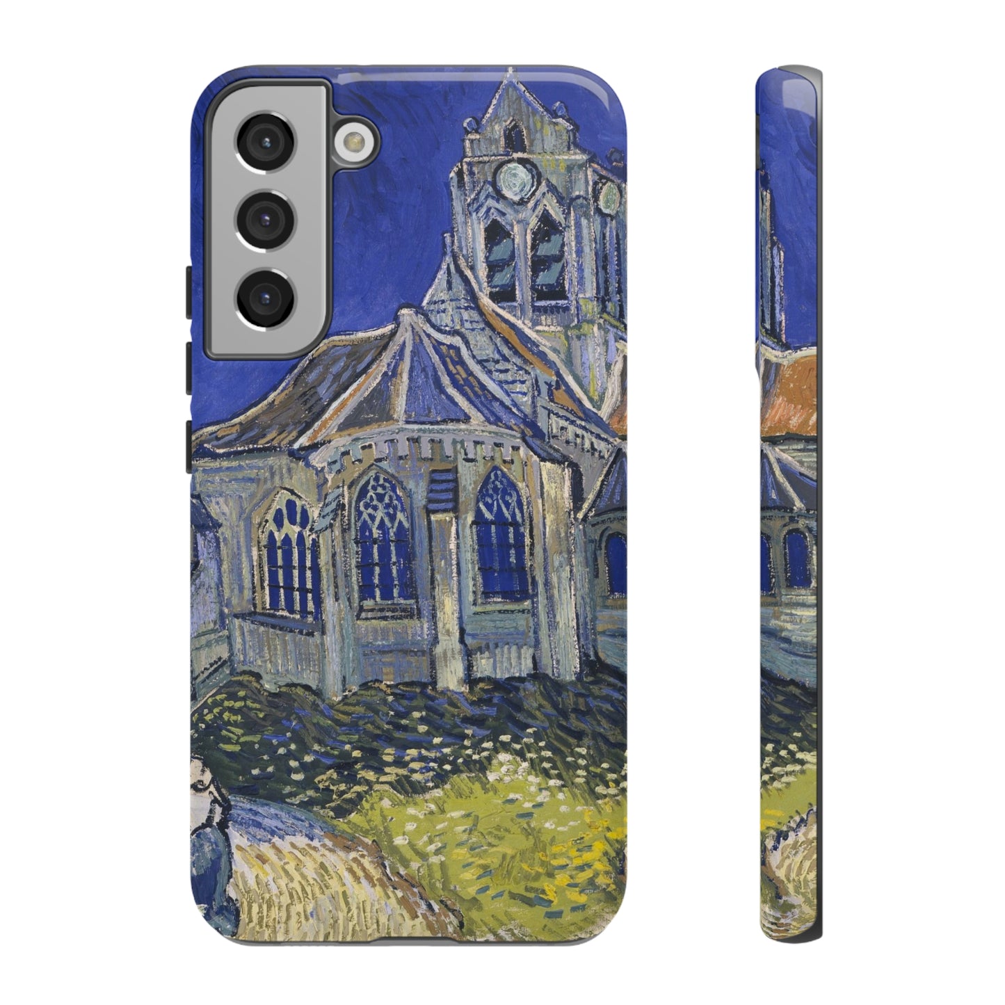 The Church in Auvers sur Oise by Vincent Van Gogh - Cell Phone Case