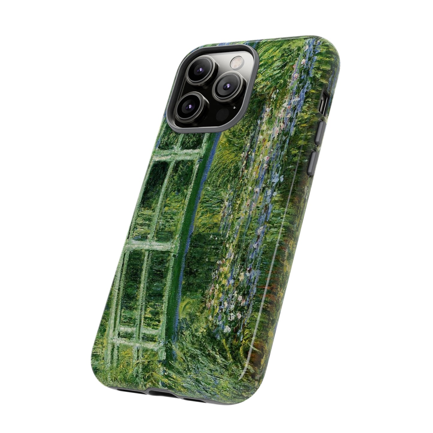 Water Lilies and a Japanese Bridge by Claude Monet - Cell Phone Case