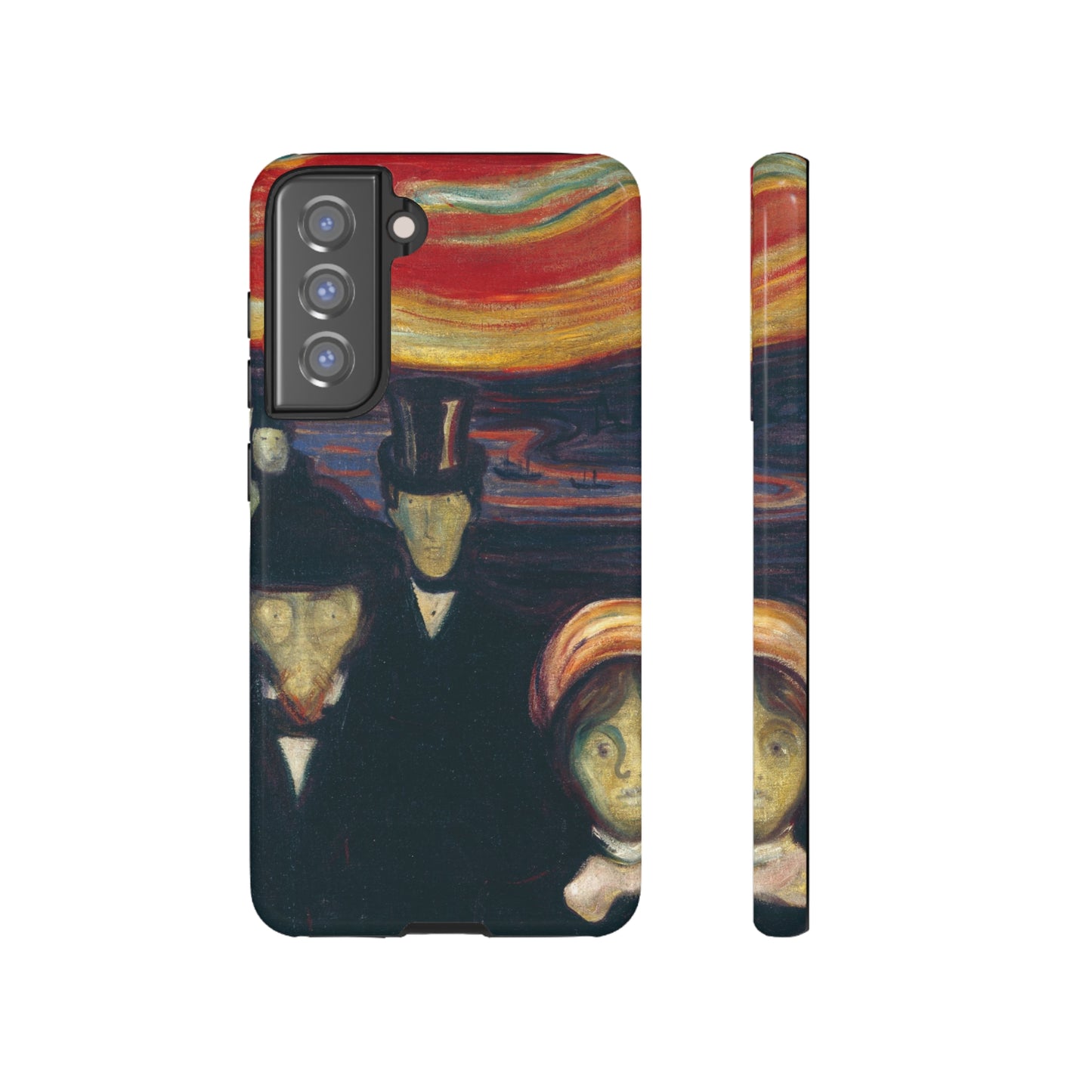 Anxiety by Edvard Munch - Cell Phone Case