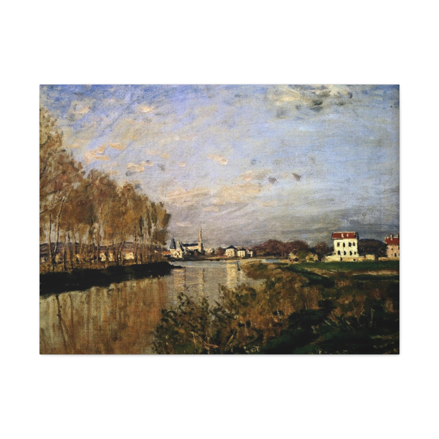 The Seine at Argenteuil by Claude Monet - Canvas Print