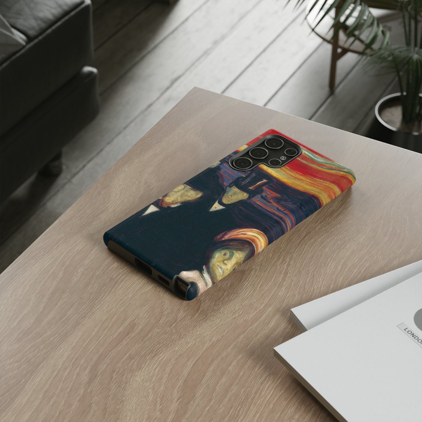 Anxiety by Edvard Munch - Cell Phone Case