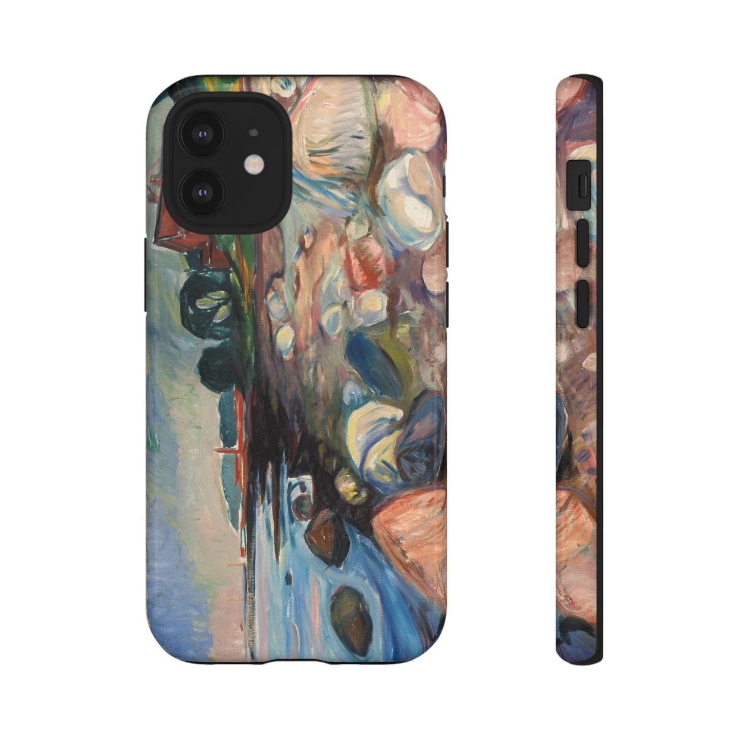 Shore with Red House by Edvard Munch - Cell Phone Case