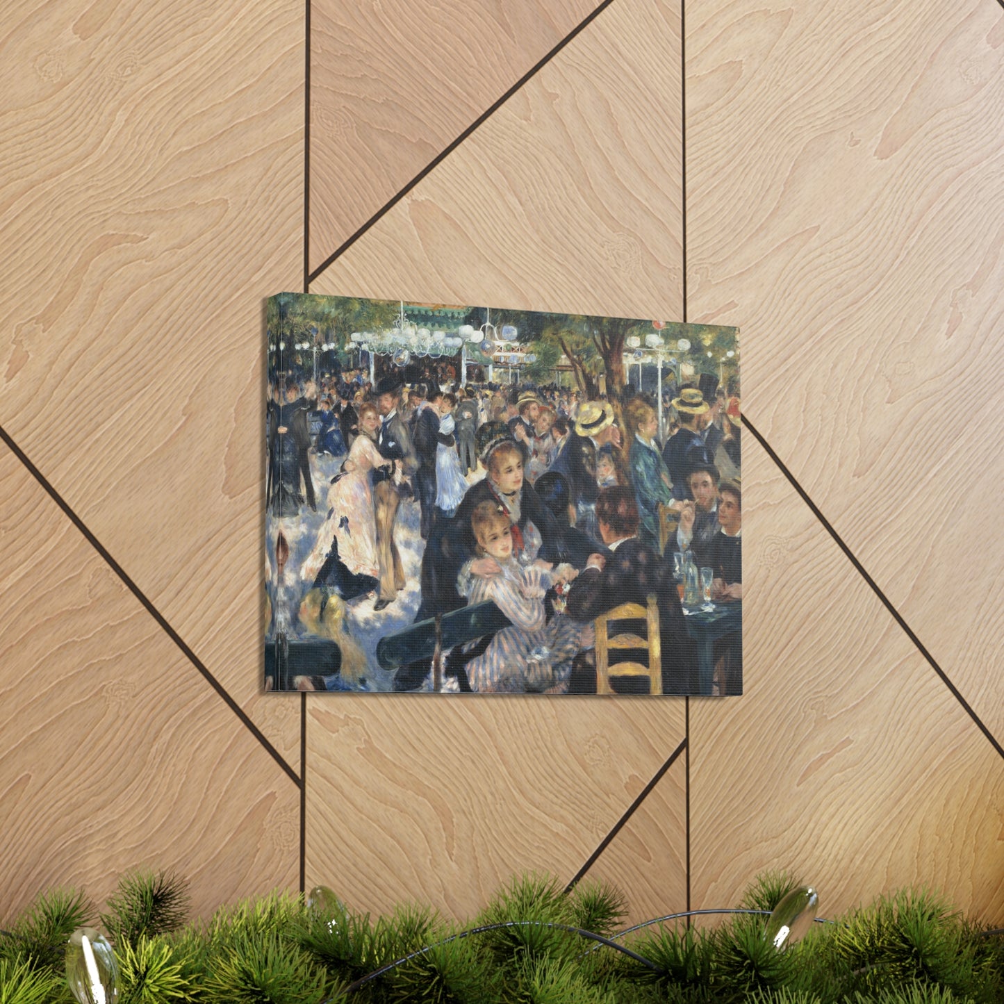 Dance at Le Moulin de la Galette by Pierre-Auguste Renoir - Canvas Print