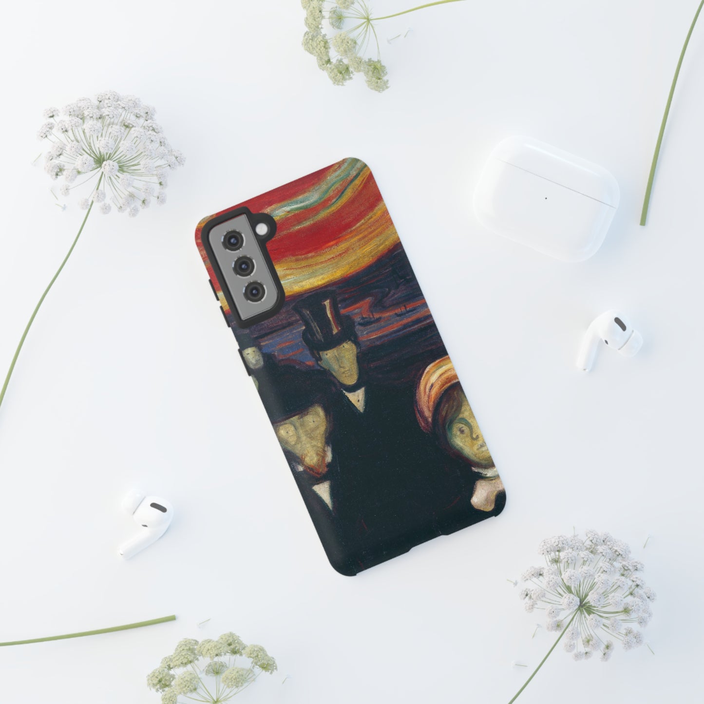 Anxiety by Edvard Munch - Cell Phone Case