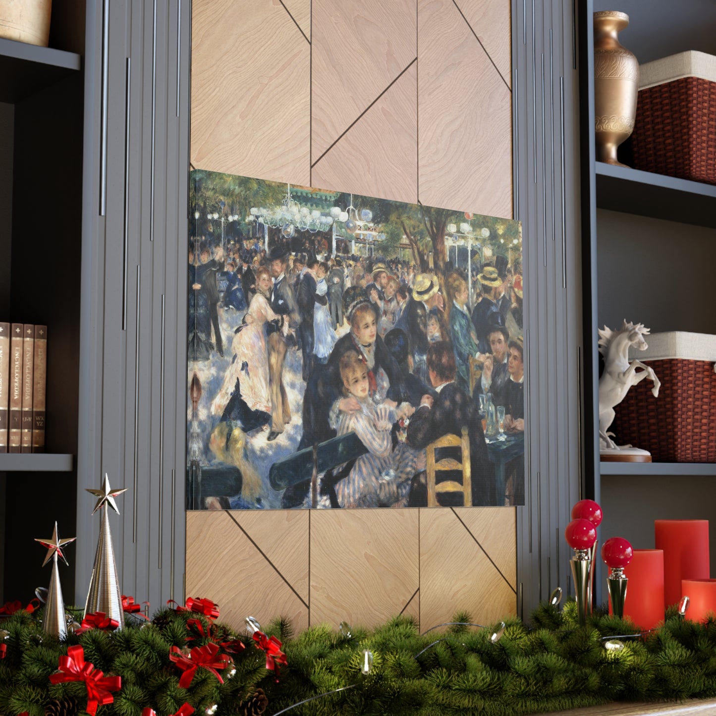 Dance at Le Moulin de la Galette by Pierre-Auguste Renoir - Canvas Print