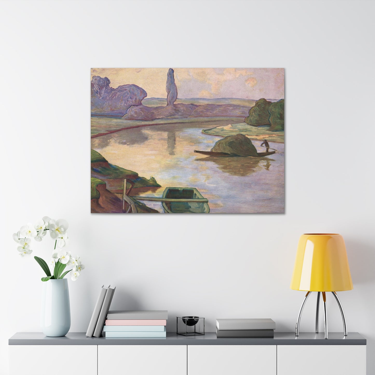 Islands in the Rhine river near to Strasbourg by Rene Schutzenberger - Canvas Print