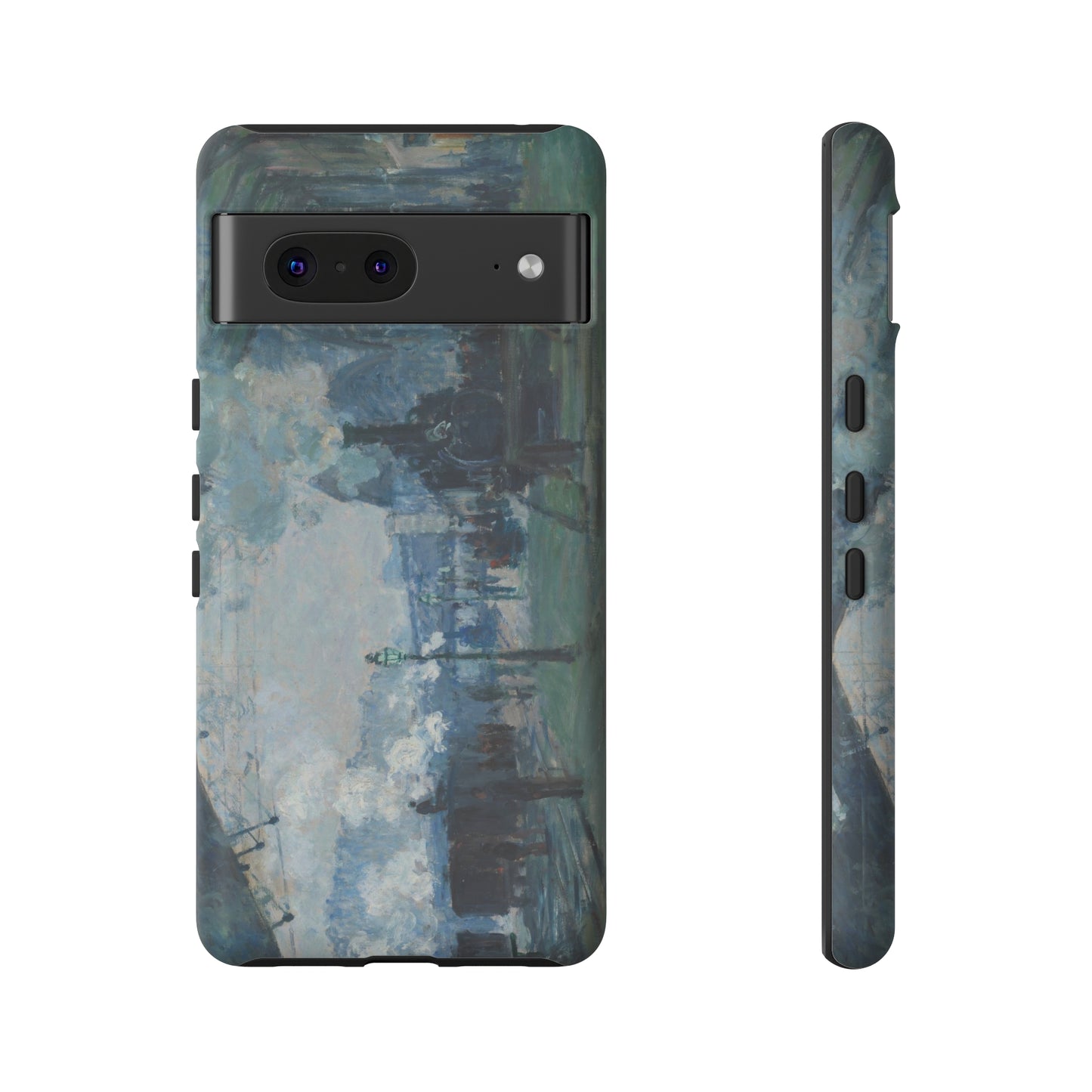 Arrival of the Normandy Train by Claude Monet - Cell Phone Case