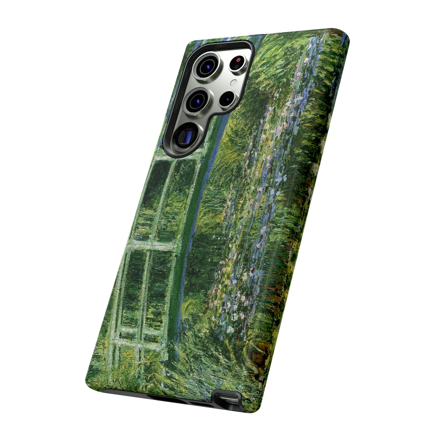 Water Lilies and a Japanese Bridge by Claude Monet - Cell Phone Case