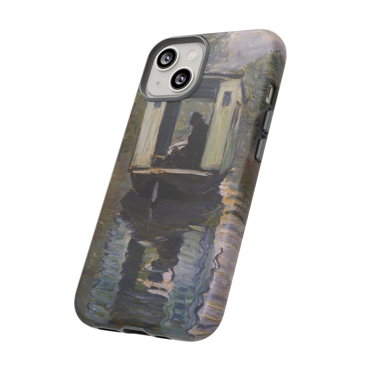 The Studio Boat by Claude Monet - Cell Phone Case