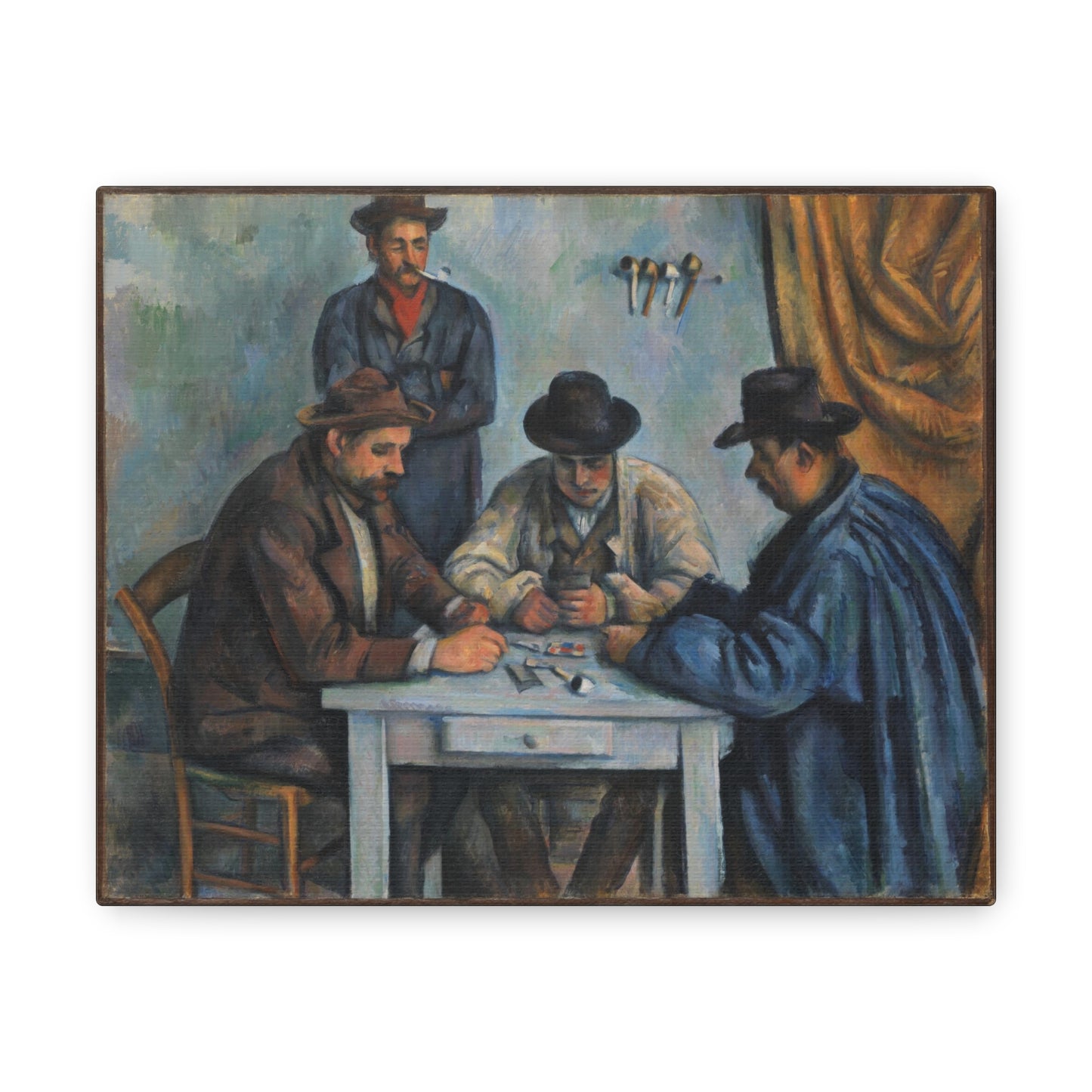 Les Joueurs de Cartes by Paul Cezanne - Canvas Print