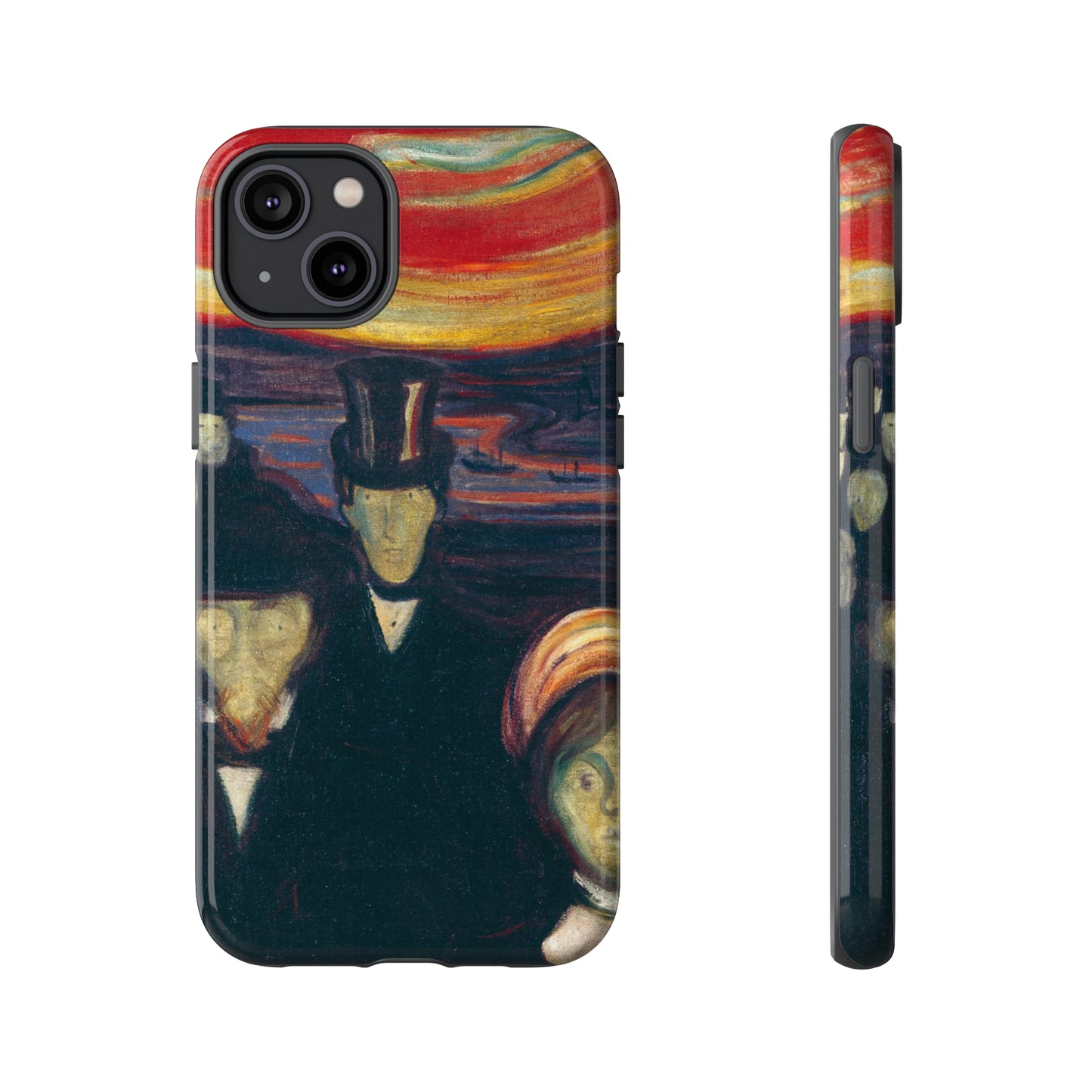 Anxiety by Edvard Munch - Cell Phone Case