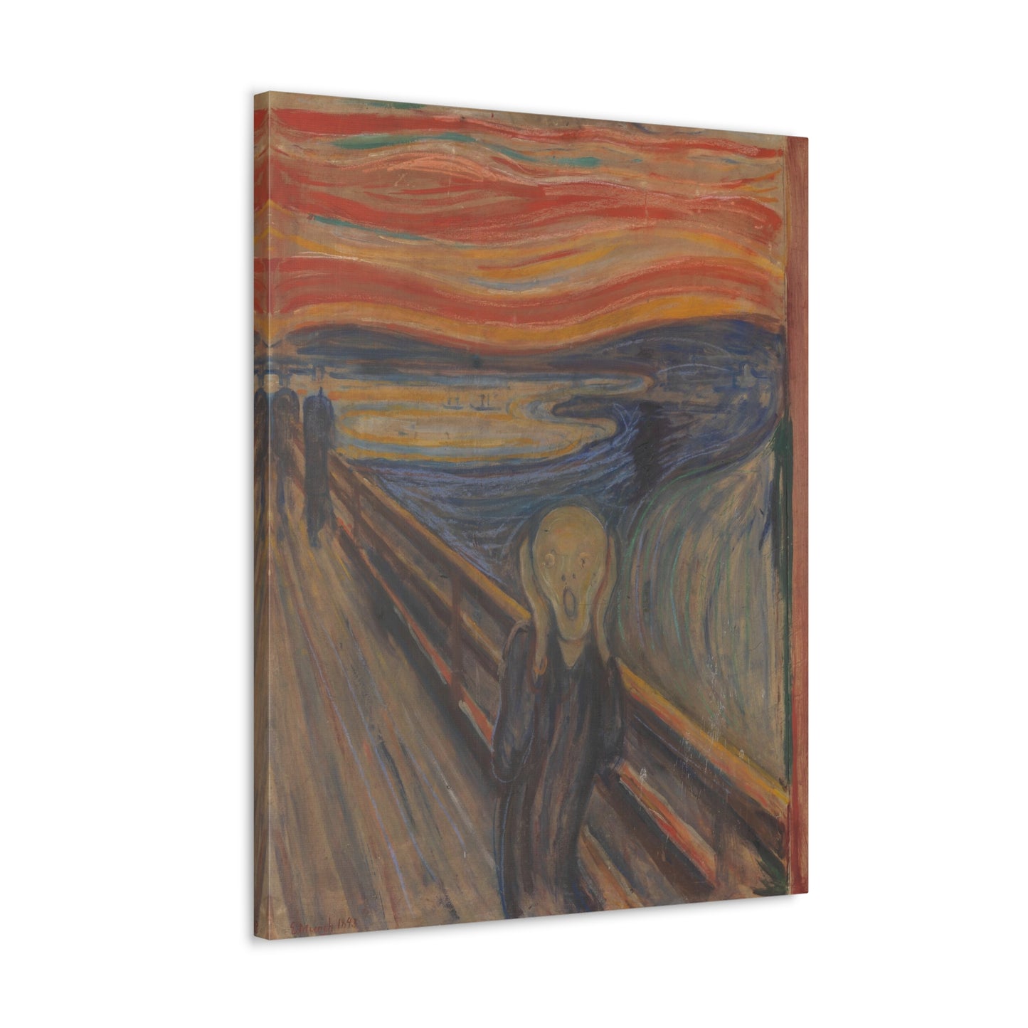 The Scream by Edvard Munch - Canvas Print