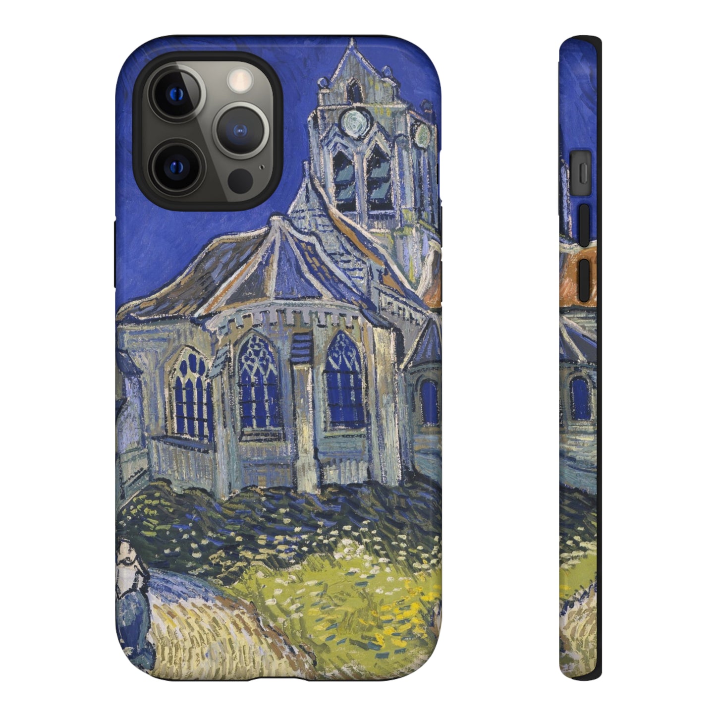 The Church in Auvers sur Oise by Vincent Van Gogh - Cell Phone Case