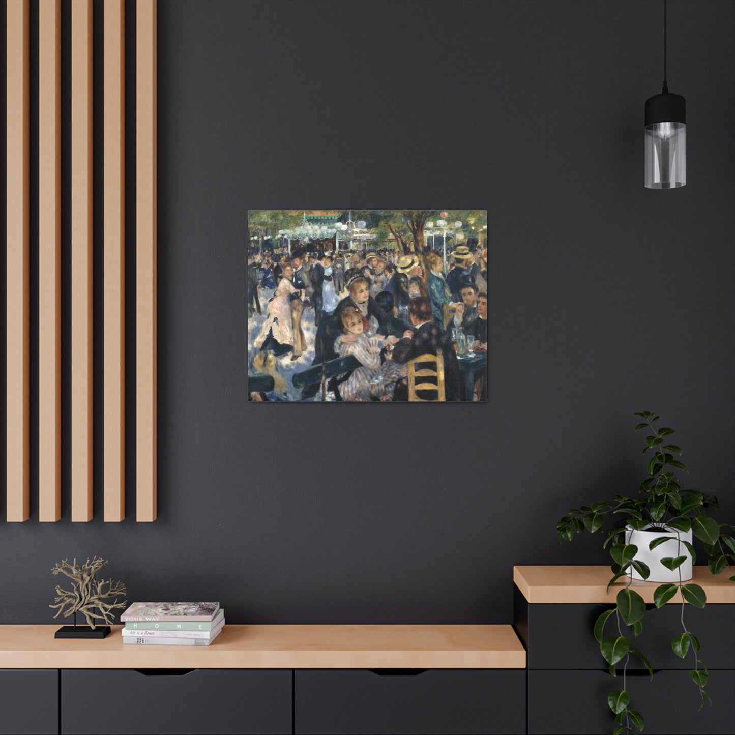 Dance at Le Moulin de la Galette by Pierre-Auguste Renoir - Canvas Print