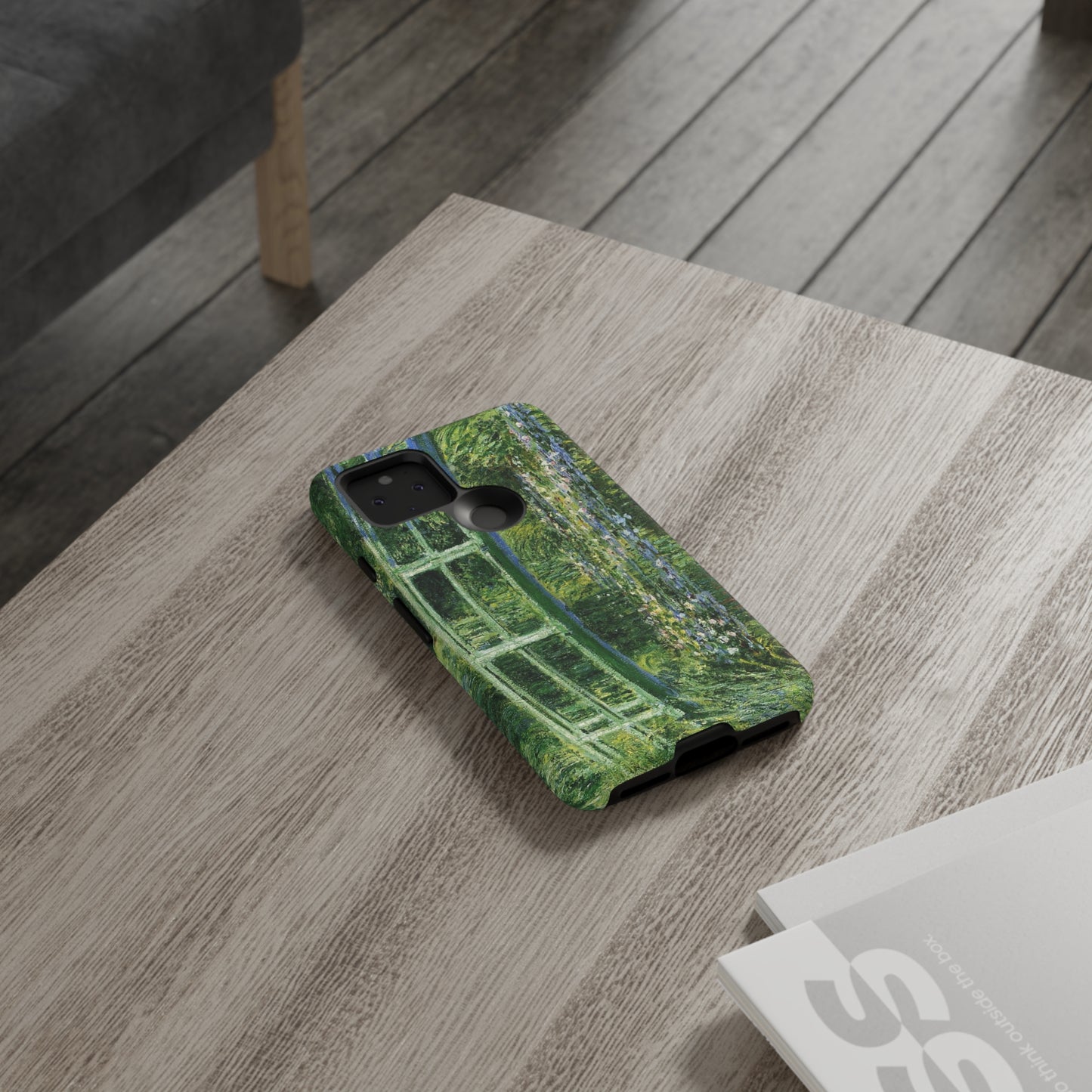 Water Lilies and a Japanese Bridge by Claude Monet - Cell Phone Case
