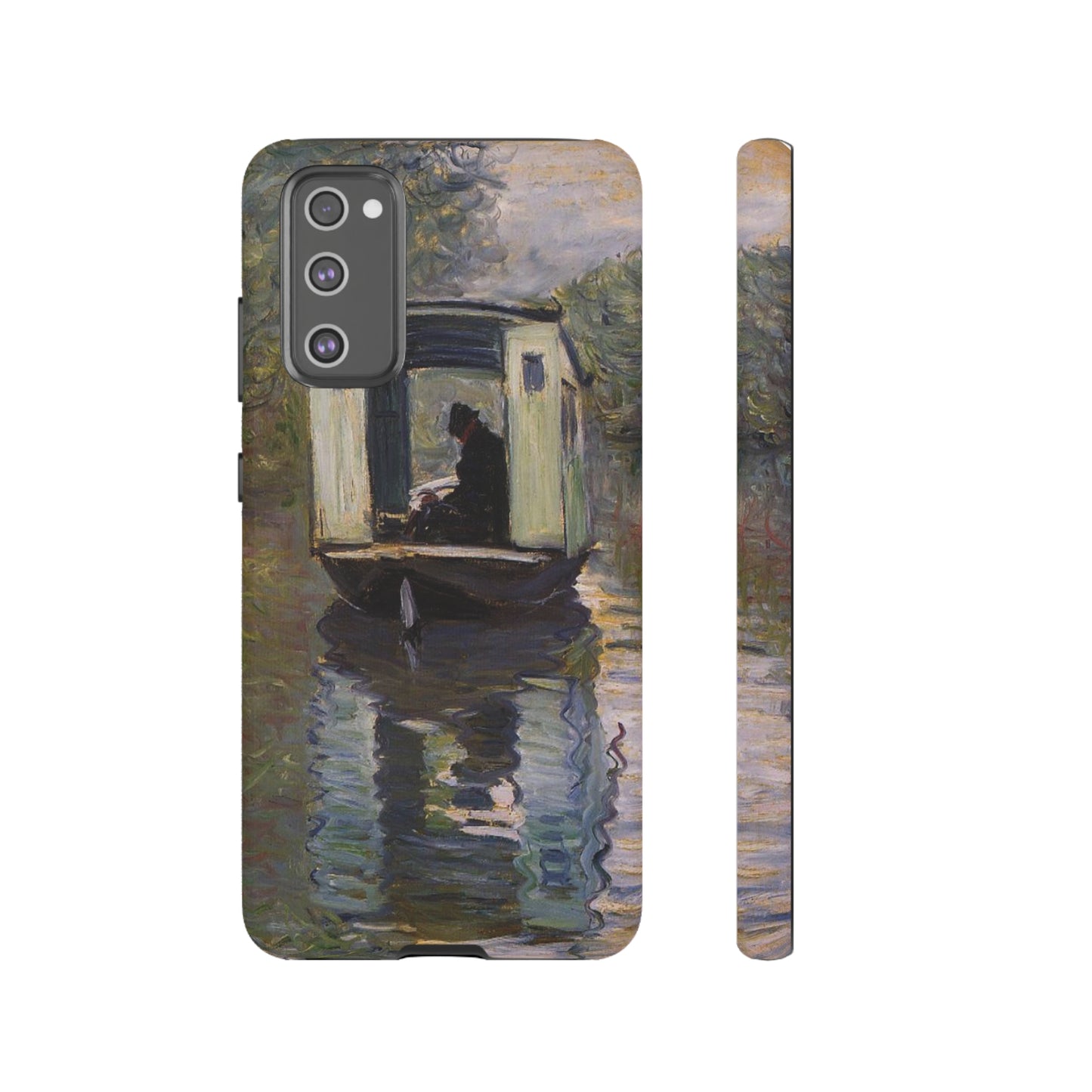 The Studio Boat by Claude Monet - Cell Phone Case