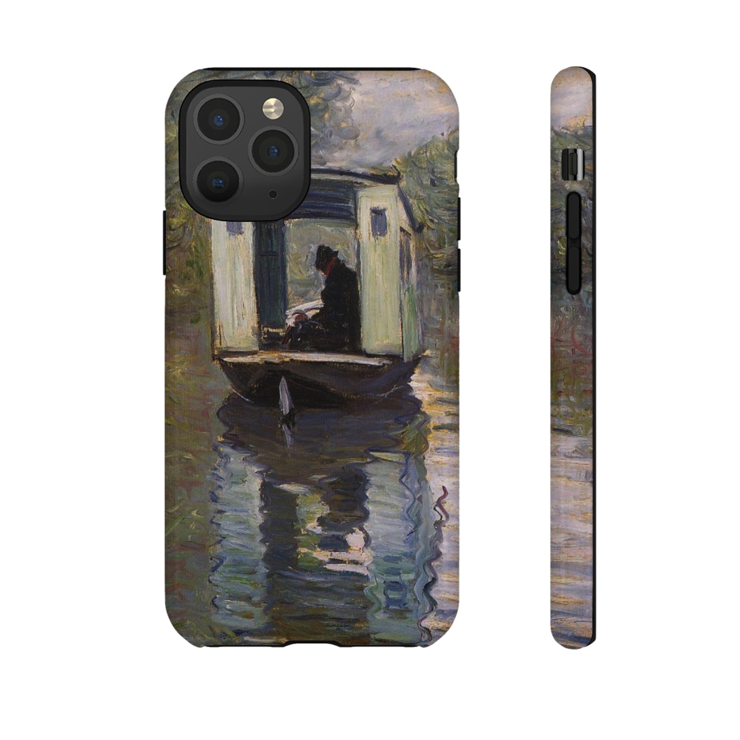 The Studio Boat by Claude Monet - Cell Phone Case