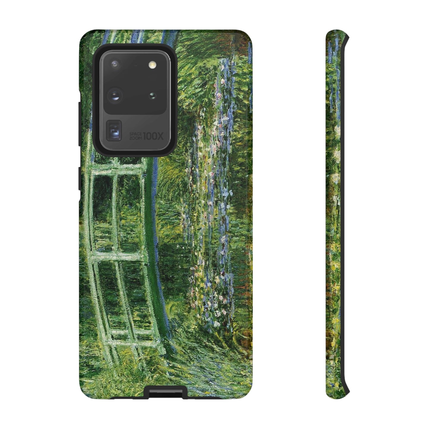 Water Lilies and a Japanese Bridge by Claude Monet - Cell Phone Case