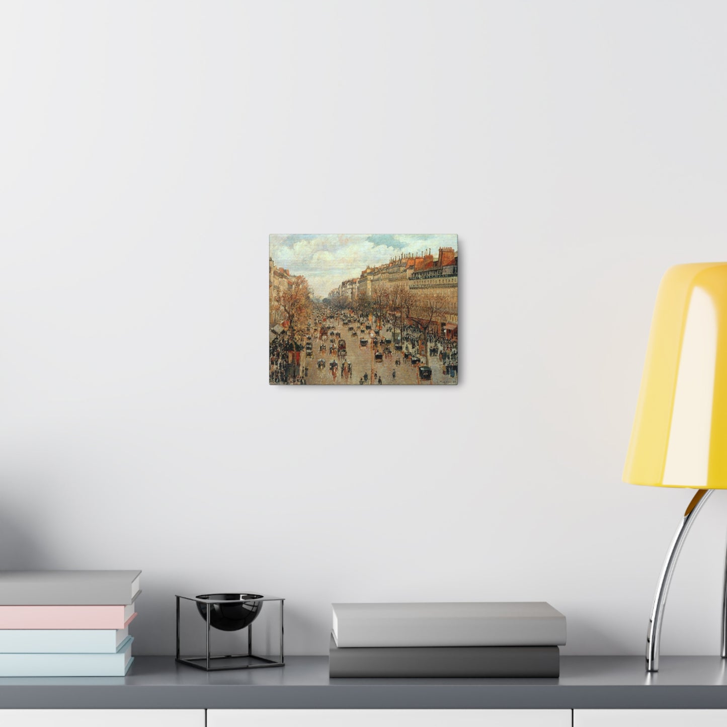 Boulevard Montmartre by Camille Pissarro - Canvas Print