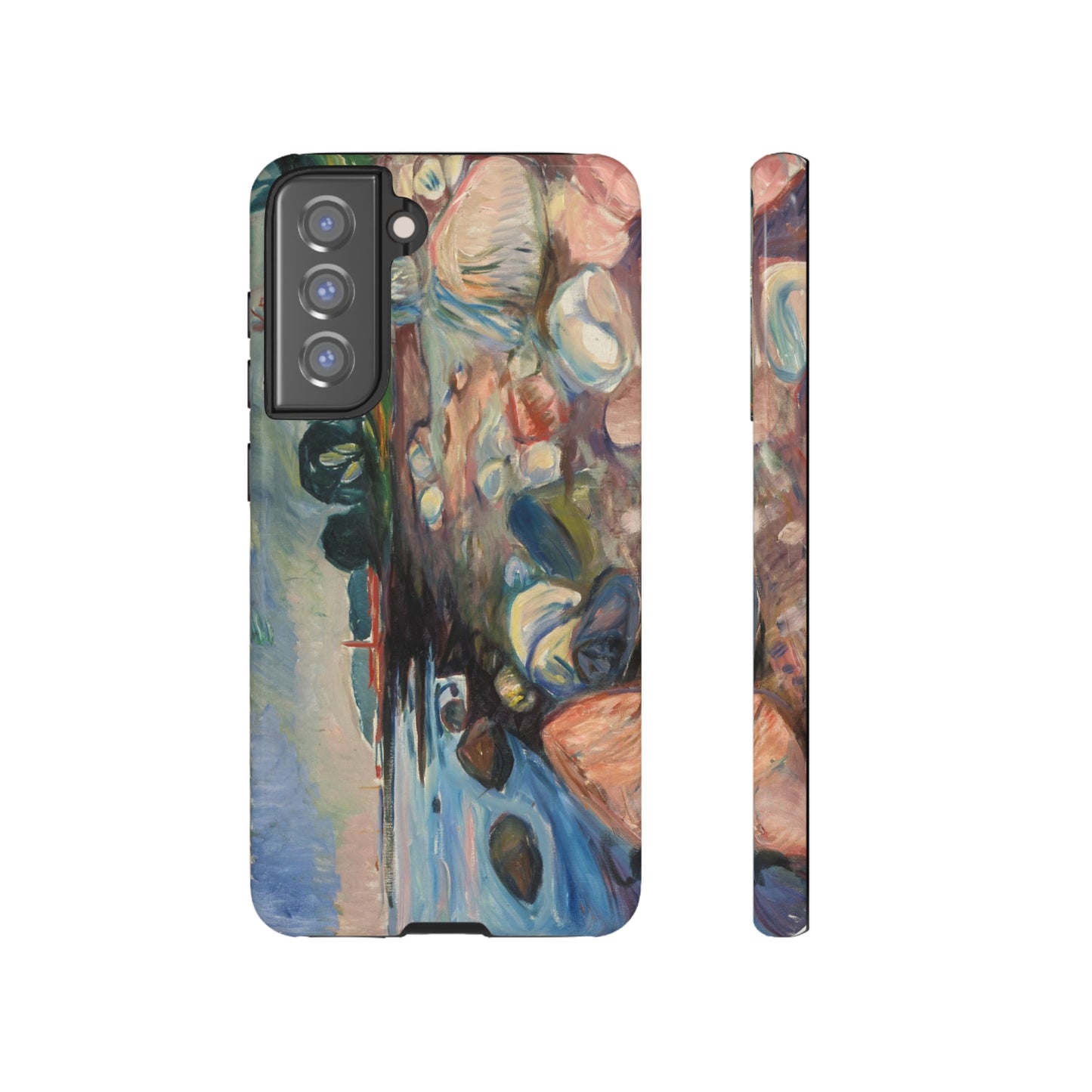 Shore with Red House by Edvard Munch - Cell Phone Case