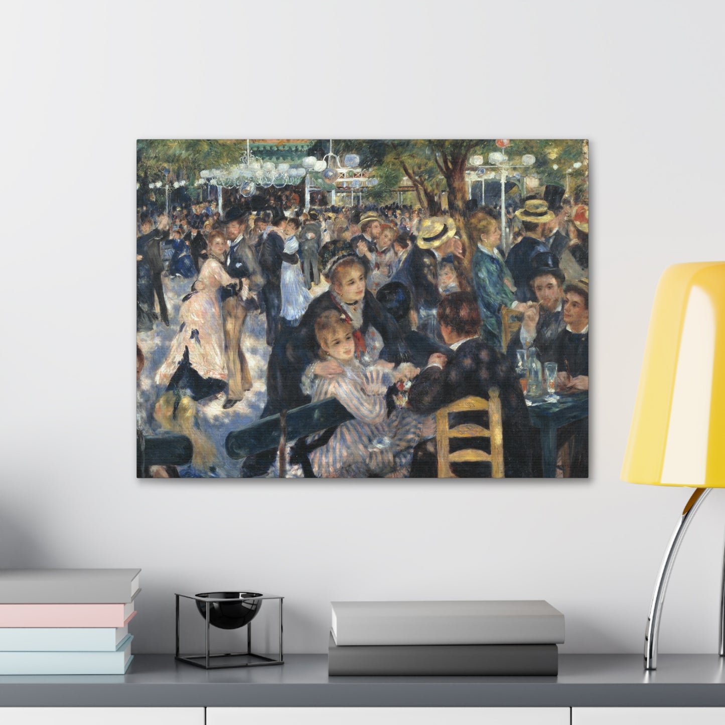 Dance at Le Moulin de la Galette by Pierre-Auguste Renoir - Canvas Print