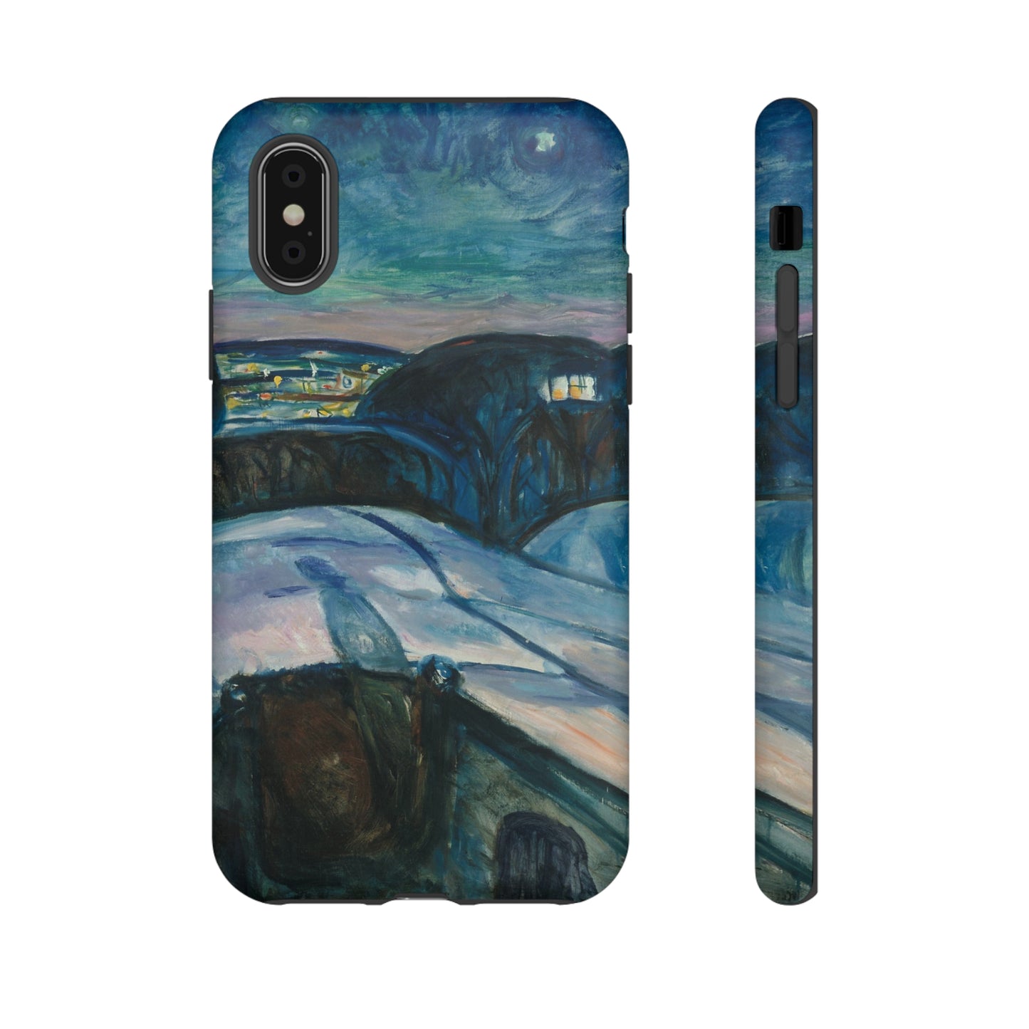 Starry Night by Edvard Munch - Cell Phone Case