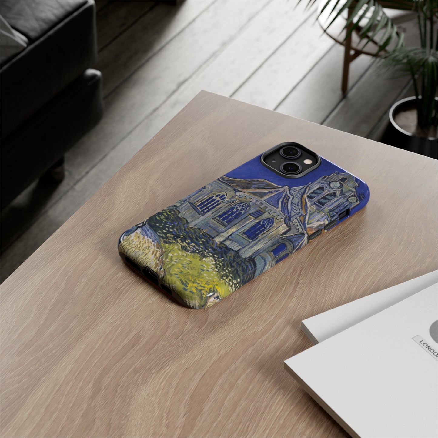 The Church in Auvers sur Oise by Vincent Van Gogh - Cell Phone Case