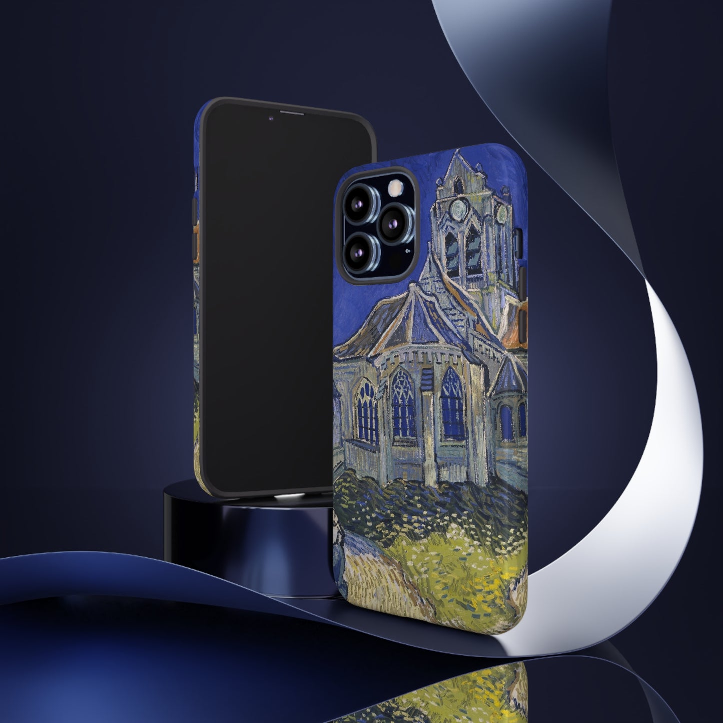 The Church in Auvers sur Oise by Vincent Van Gogh - Cell Phone Case