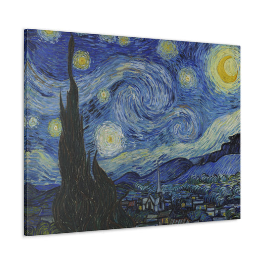 Starry Night by Vincent Van Gogh - Canvas Print