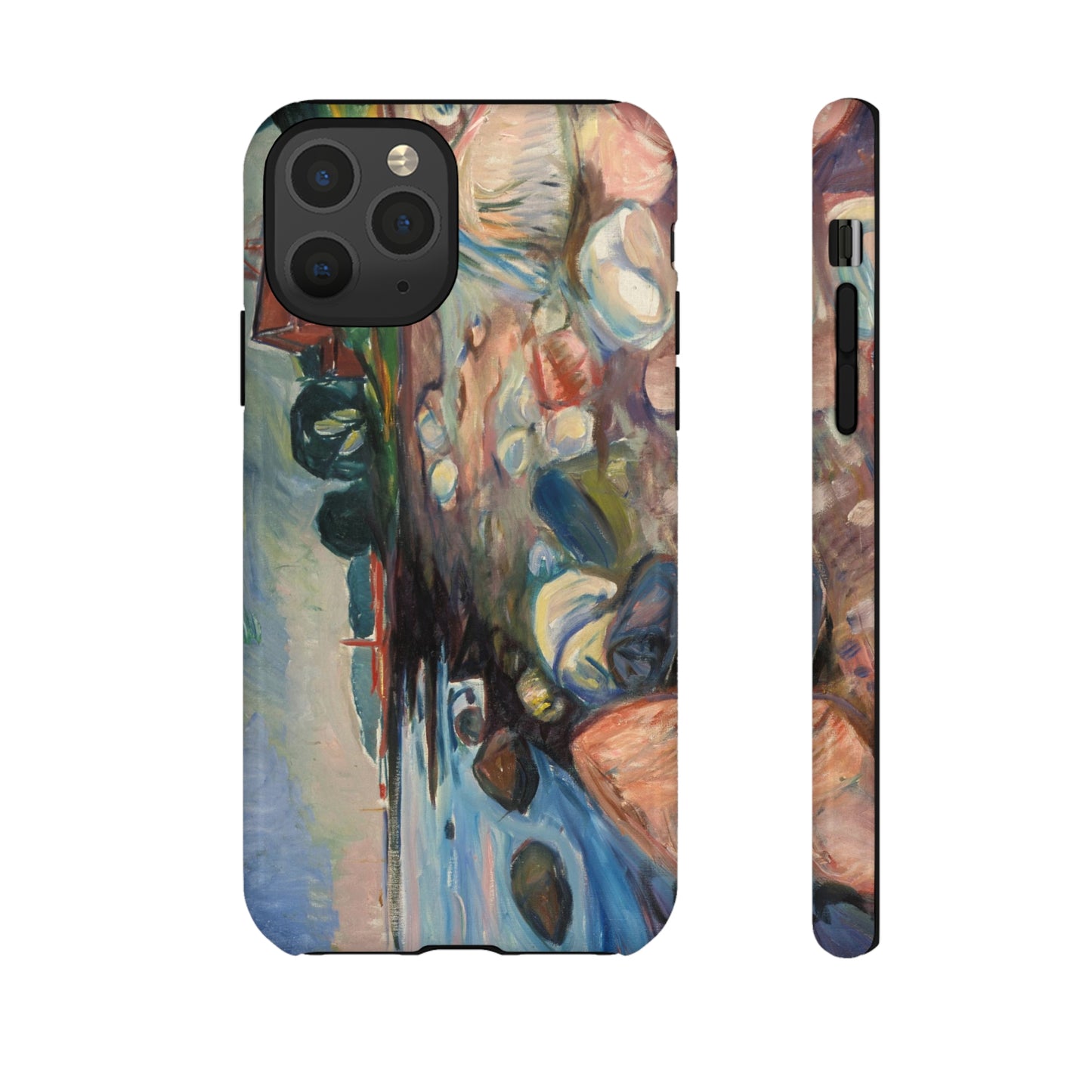 Shore with Red House by Edvard Munch - Cell Phone Case