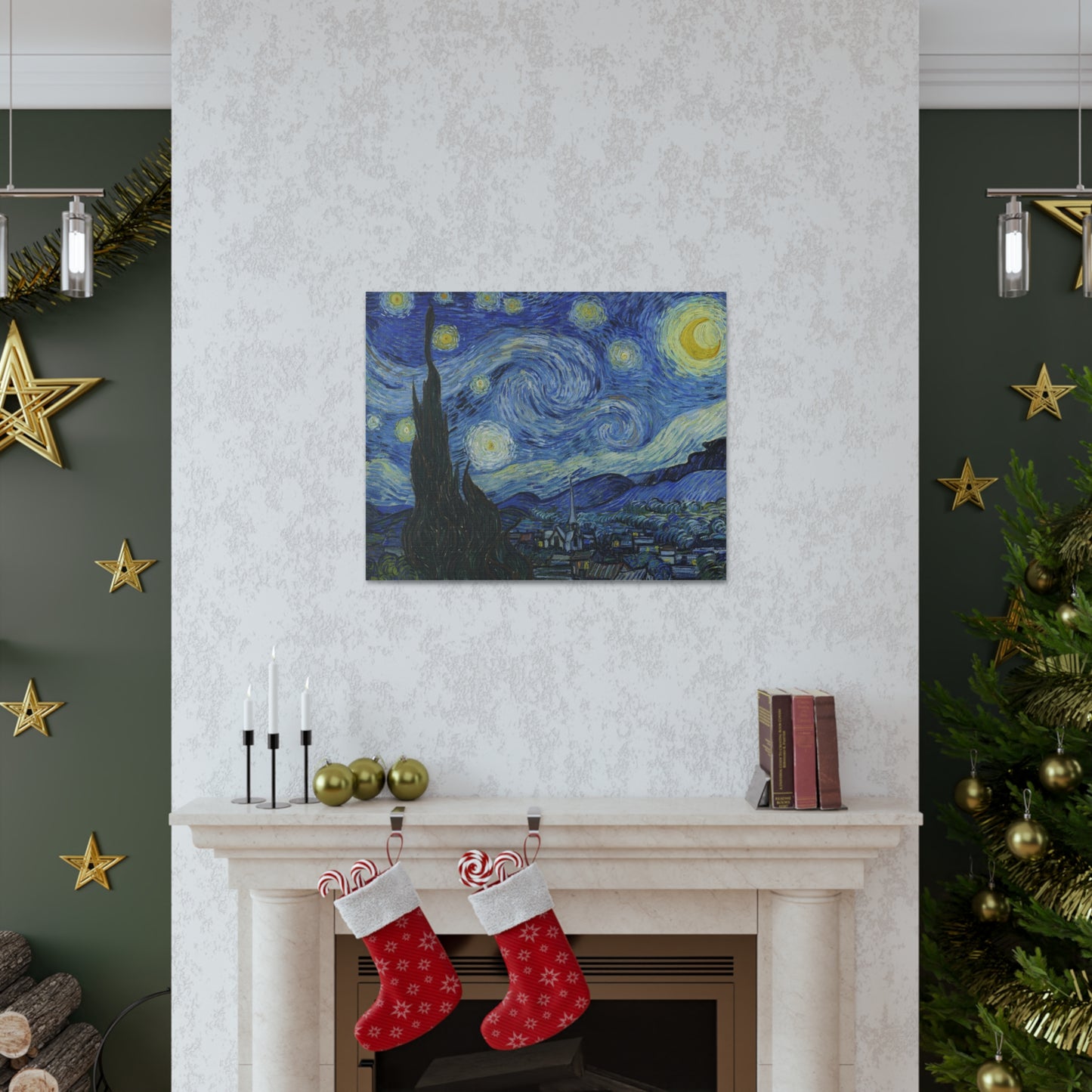 Starry Night by Vincent Van Gogh - Canvas Print