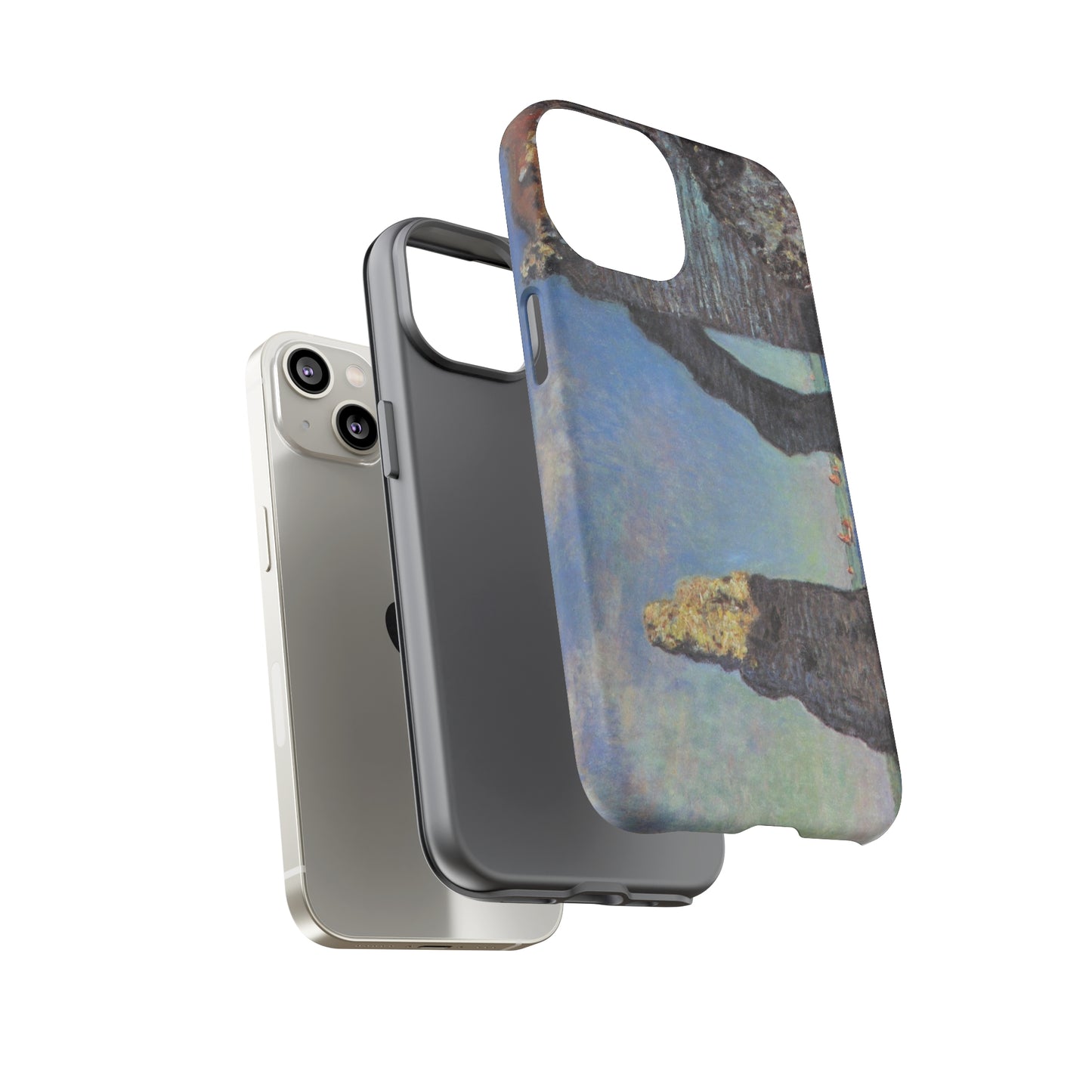 The Cliffs at Etretat by Claude Monet - Cell Phone Case