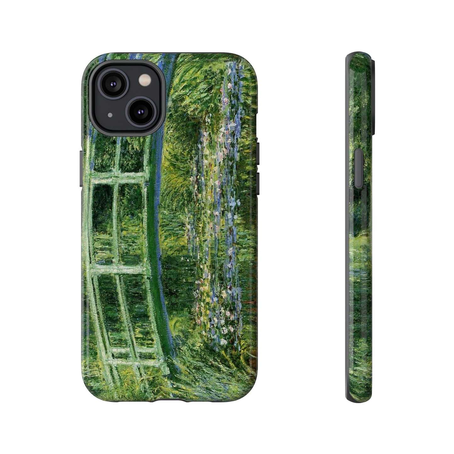 Water Lilies and a Japanese Bridge by Claude Monet - Cell Phone Case