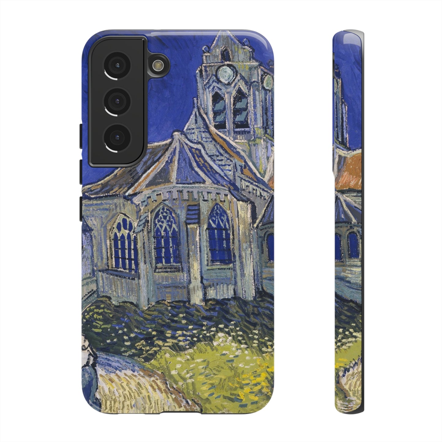 The Church in Auvers sur Oise by Vincent Van Gogh - Cell Phone Case