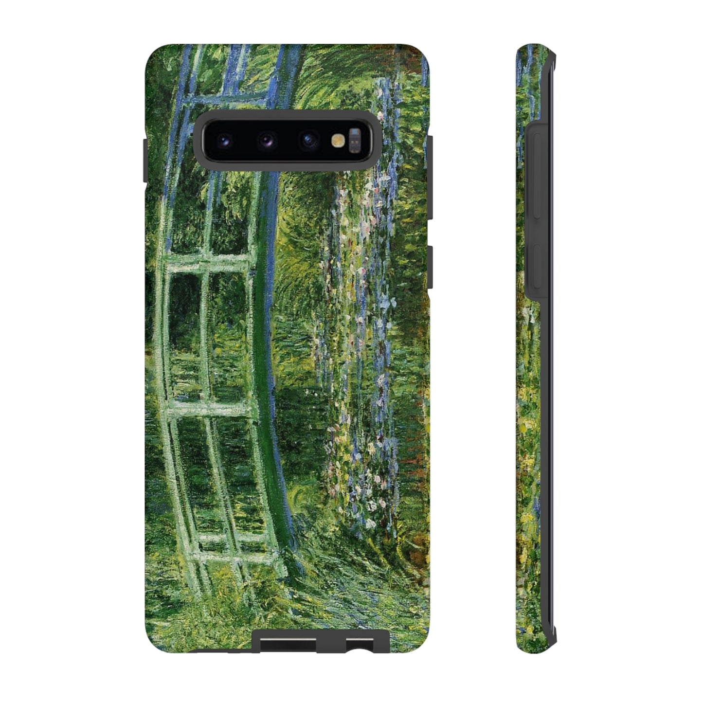 Water Lilies and a Japanese Bridge by Claude Monet - Cell Phone Case