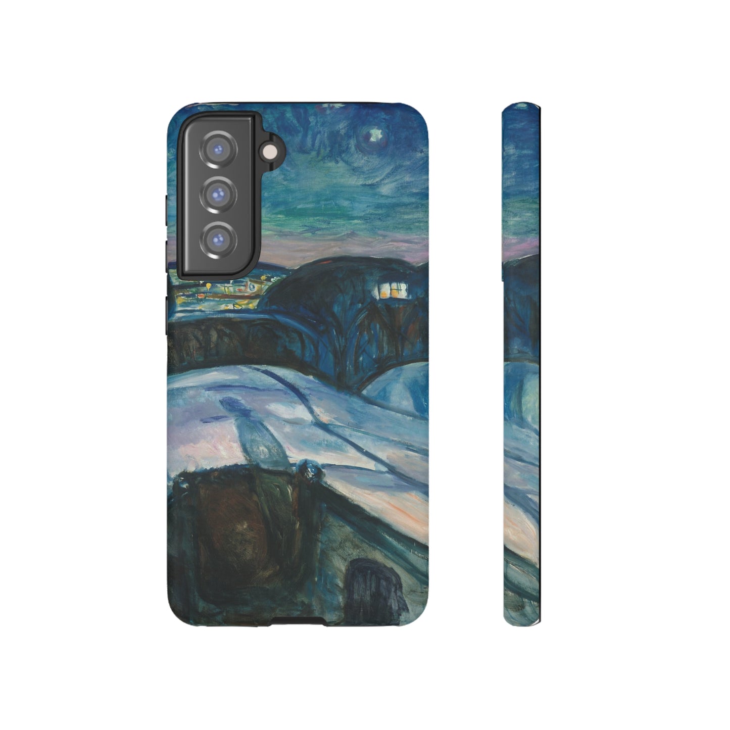 Starry Night by Edvard Munch - Cell Phone Case