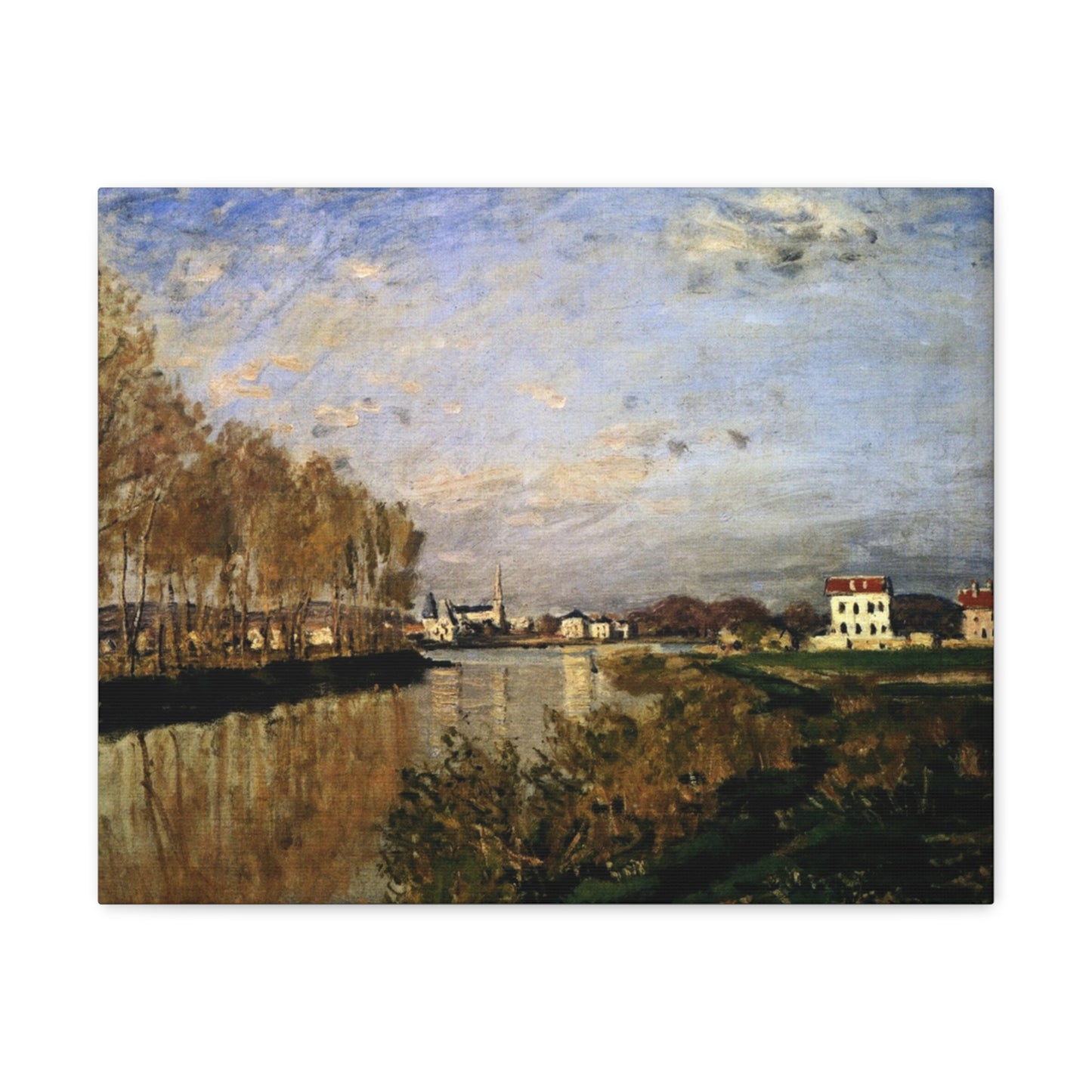 The Seine at Argenteuil by Claude Monet - Canvas Print