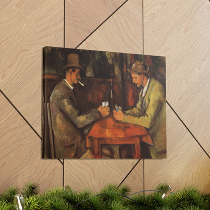 The Card Players by Paul Cezanne - Canvas Print