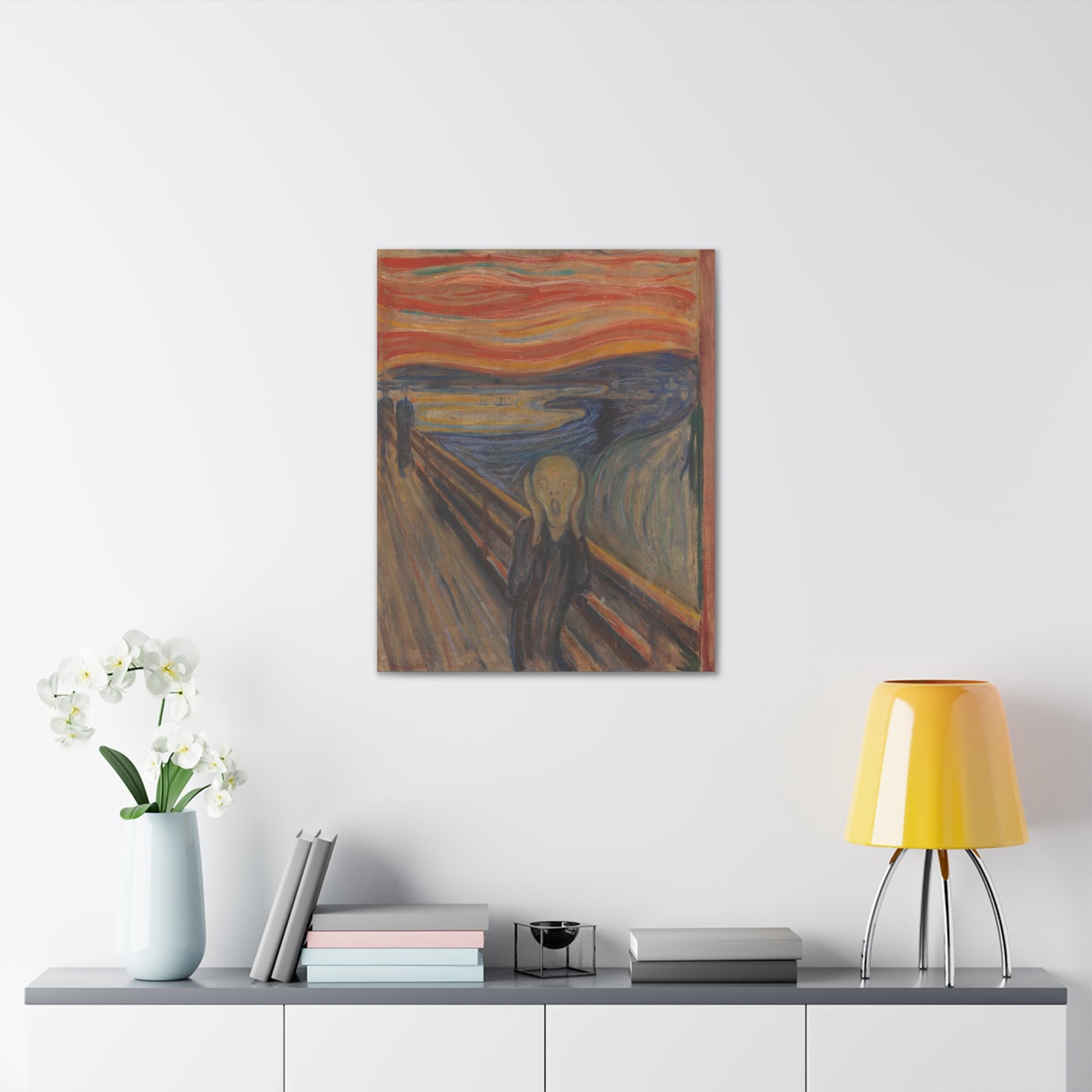 The Scream by Edvard Munch - Canvas Print