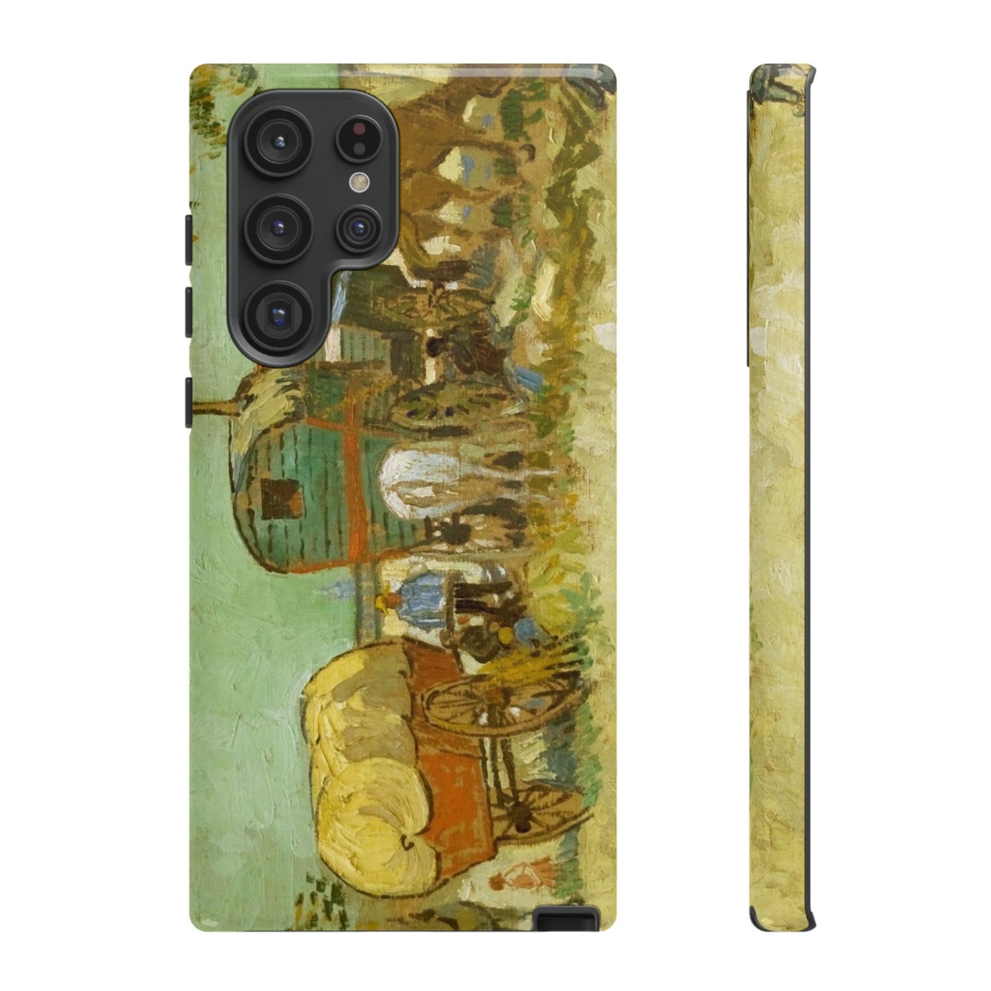 Encampment of Gypsies with Caravans by Vincent Van Gogh - Cell Phone Case
