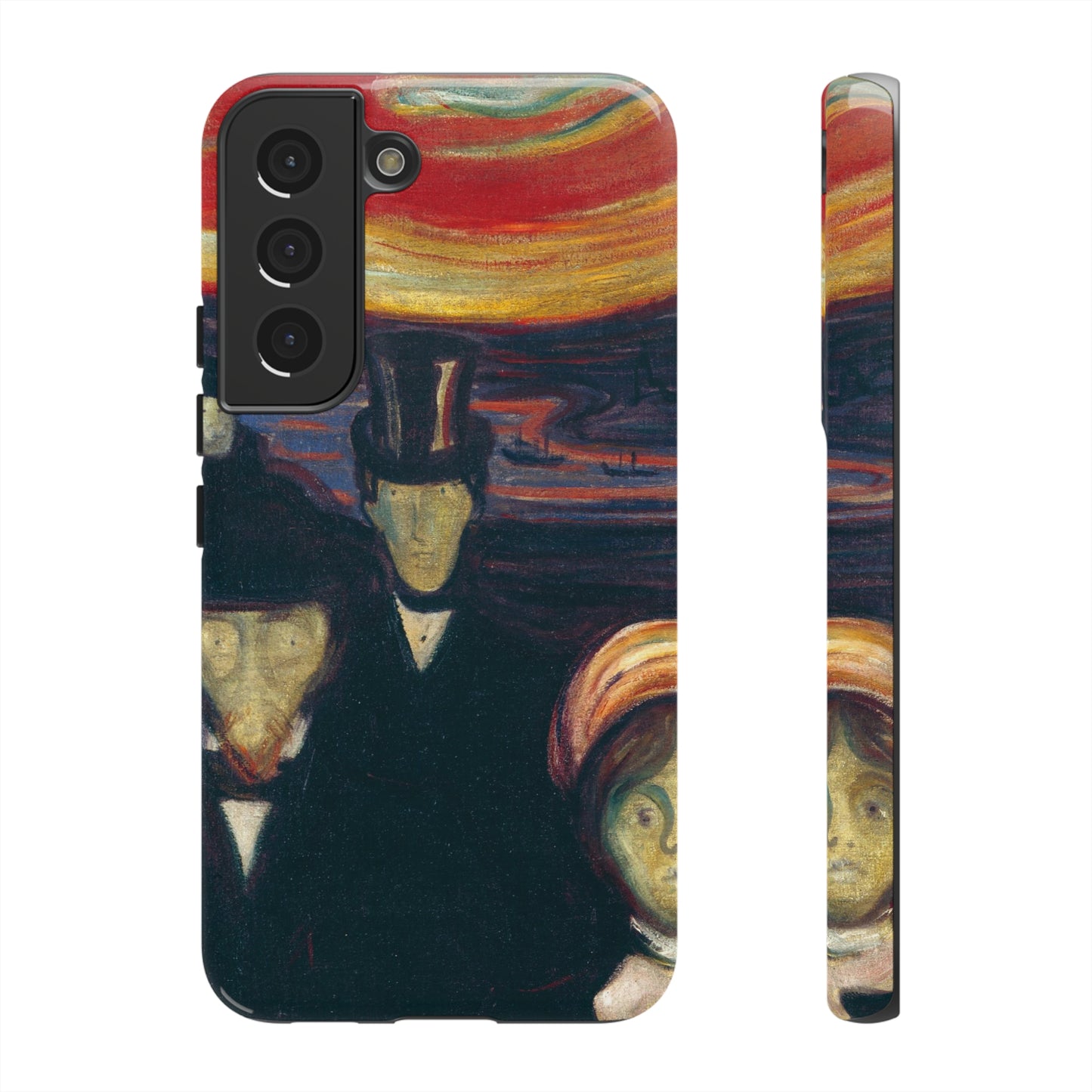 Anxiety by Edvard Munch - Cell Phone Case